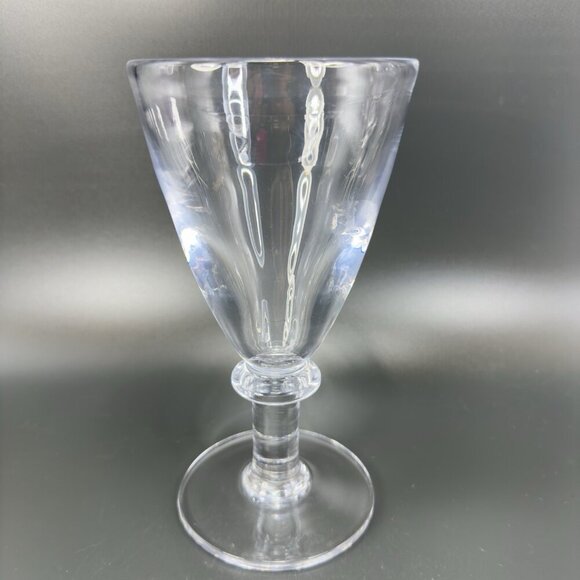 Simon Pearce Cavendish Clear Hand Blown Heavy Glasses Cups Goblets Stemware Set2 - Picture 12 of 16